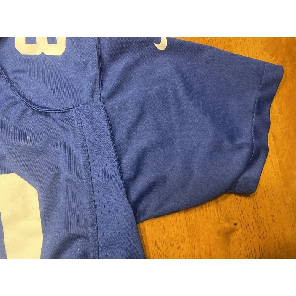Nike New York Giants Victor Cruz 80 Jersey Kids Large‎ Blue NFL On Field
